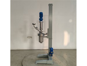 10L高温不锈钢电动升降反应釜已完工发往洛阳