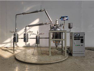 8L高温不锈钢酯化缩聚反应釜已完工发往宜昌