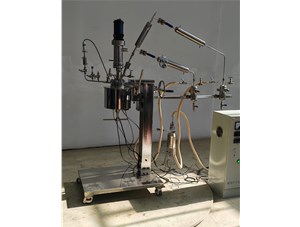 0.5L高温不锈钢电加热聚酯实验釜已完工发往沈阳