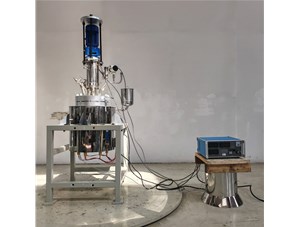 10L油浴电加热电动吊杆升降钛材反应釜已完工发往重庆