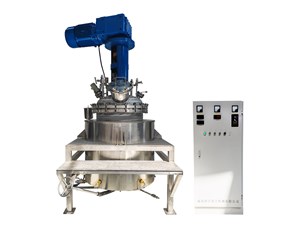 300L不锈钢油浴电加热机械密封反应釜已完工发往佛山