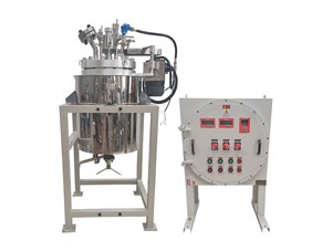 50L高温不锈钢吊杆升降加氢反应釜已完工发往上海