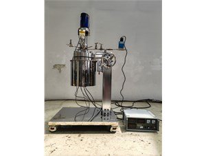 2L不锈钢衬钛电加热手动升降实验釜已完工发往俄罗斯