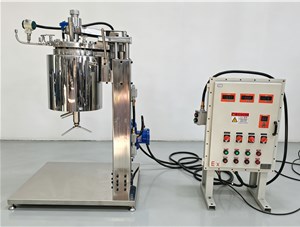 10L防爆高压不锈钢电动升降反应釜已完工发往河南