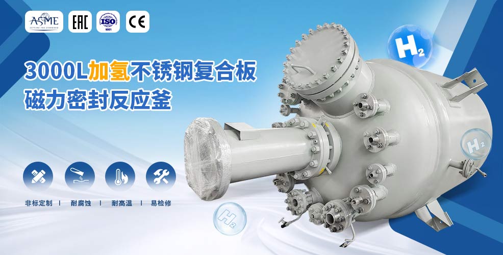 3000L不锈钢复合板加氢工业釜